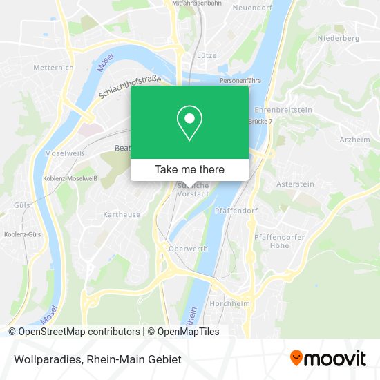 Карта Wollparadies