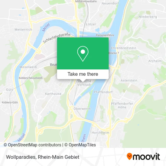 Карта Wollparadies