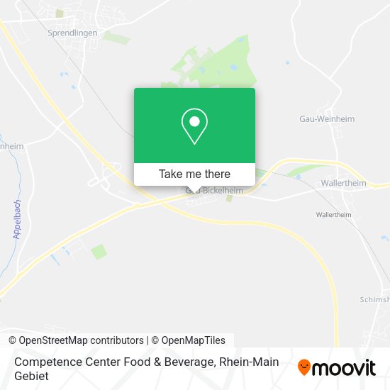 Карта Competence Center Food & Beverage