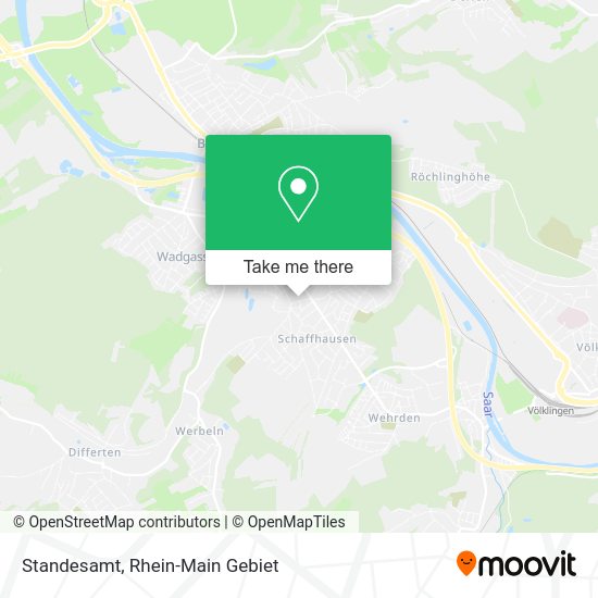 Карта Standesamt