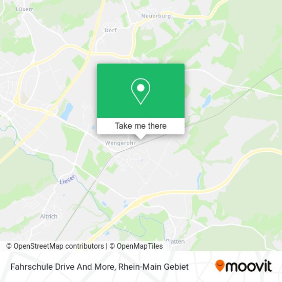 Карта Fahrschule Drive And More