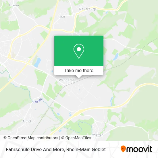 Карта Fahrschule Drive And More