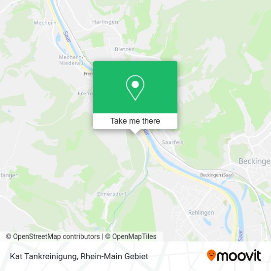 Карта Kat Tankreinigung