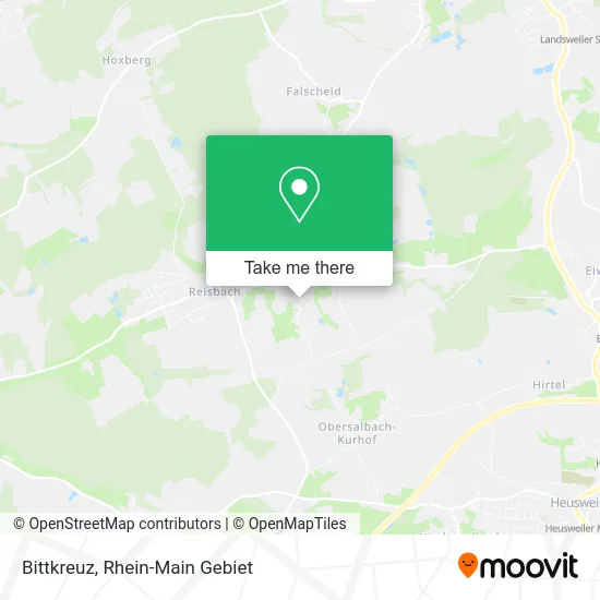 Карта Bittkreuz