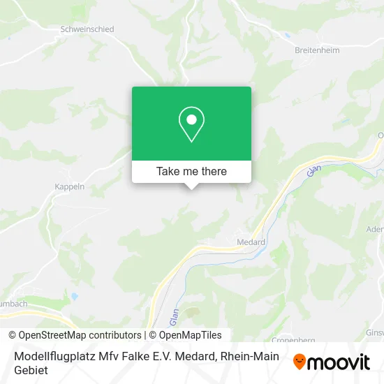 Карта Modellflugplatz Mfv Falke E.V. Medard