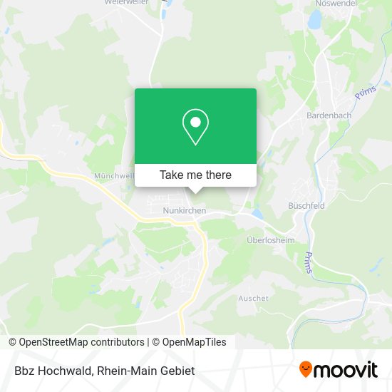 Карта Bbz Hochwald