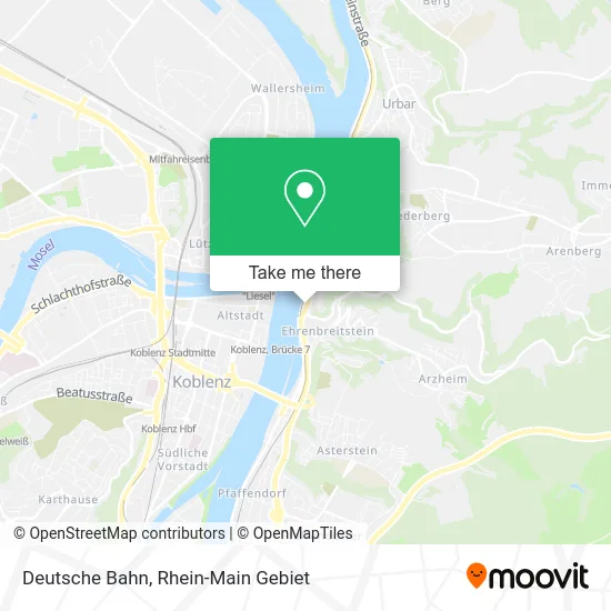 Карта Deutsche Bahn