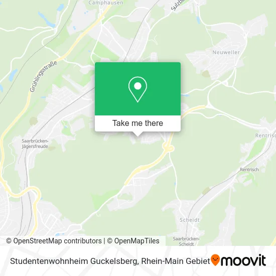 Карта Studentenwohnheim Guckelsberg
