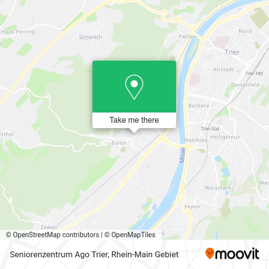 Карта Seniorenzentrum Ago Trier