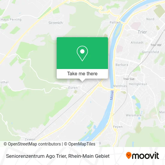 Карта Seniorenzentrum Ago Trier