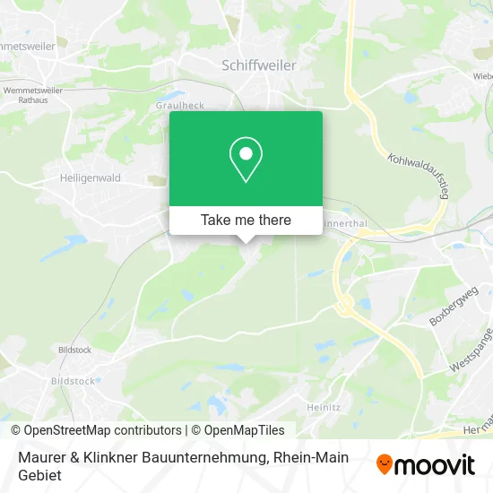Карта Maurer & Klinkner Bauunternehmung