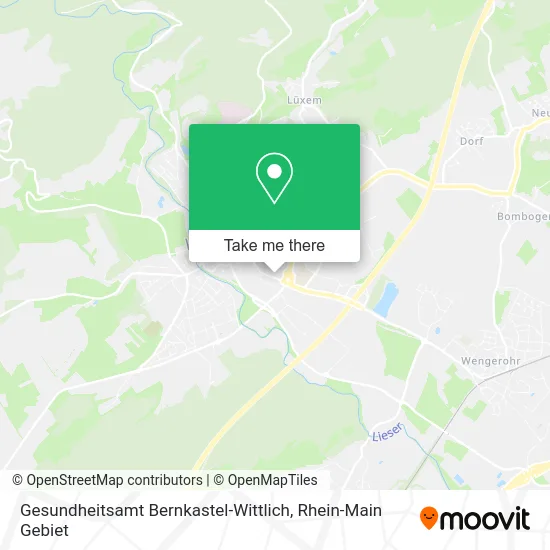 Карта Gesundheitsamt Bernkastel-Wittlich