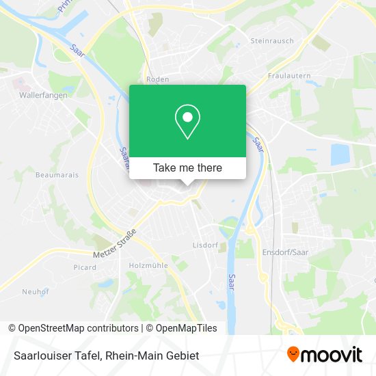 Карта Saarlouiser Tafel