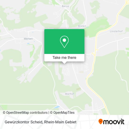 Карта Gewürzkontor Scheid