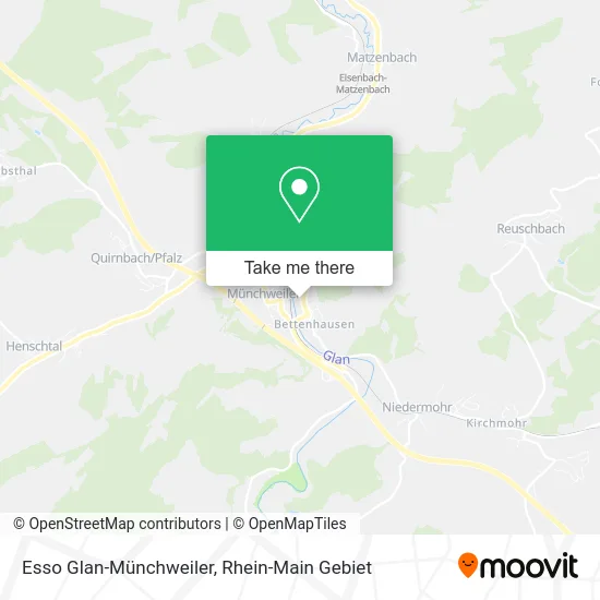 Карта Esso Glan-Münchweiler