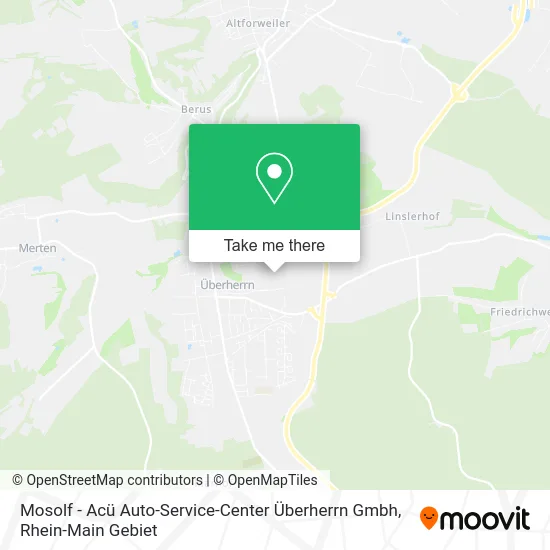 Карта Mosolf - Acü Auto-Service-Center Überherrn Gmbh