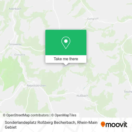 Карта Sonderlandeplatz Roßberg Becherbach