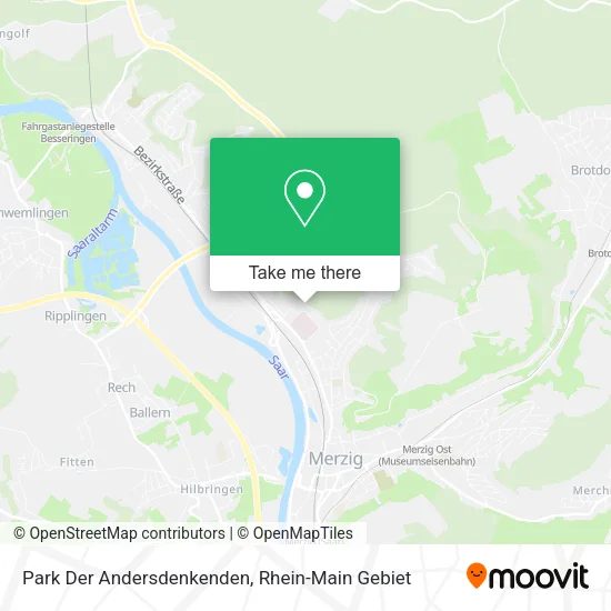 Карта Park Der Andersdenkenden