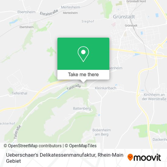 Карта Ueberschaer's Delikatessenmanufaktur