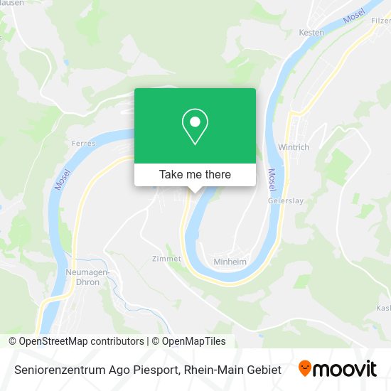 Карта Seniorenzentrum Ago Piesport