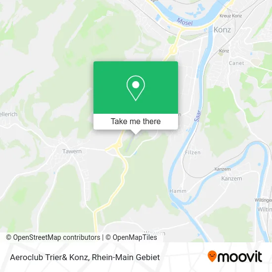 Карта Aeroclub Trier& Konz