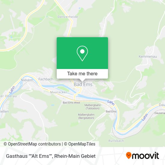 Карта Gasthaus ""Alt Ems""
