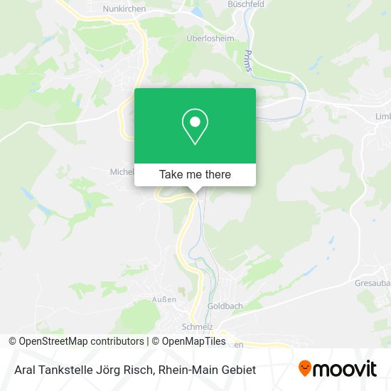 Карта Aral Tankstelle Jörg Risch