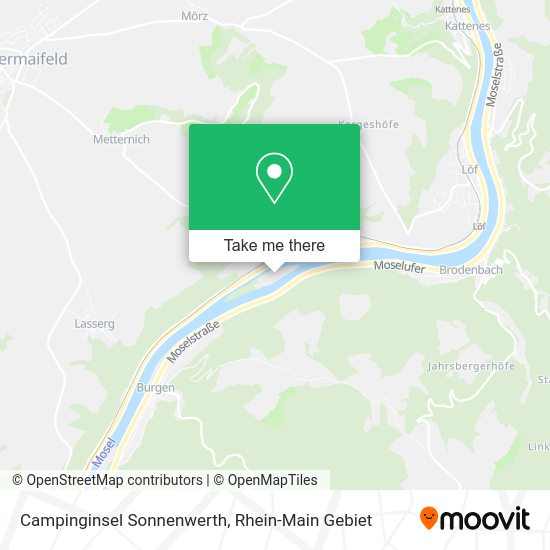 Карта Campinginsel Sonnenwerth