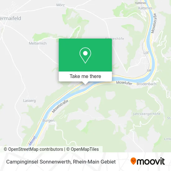 Карта Campinginsel Sonnenwerth