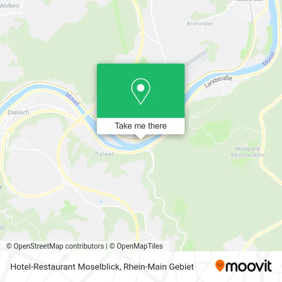 Карта Hotel-Restaurant Moselblick