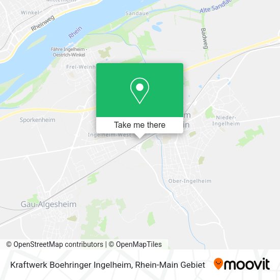 Карта Kraftwerk Boehringer Ingelheim
