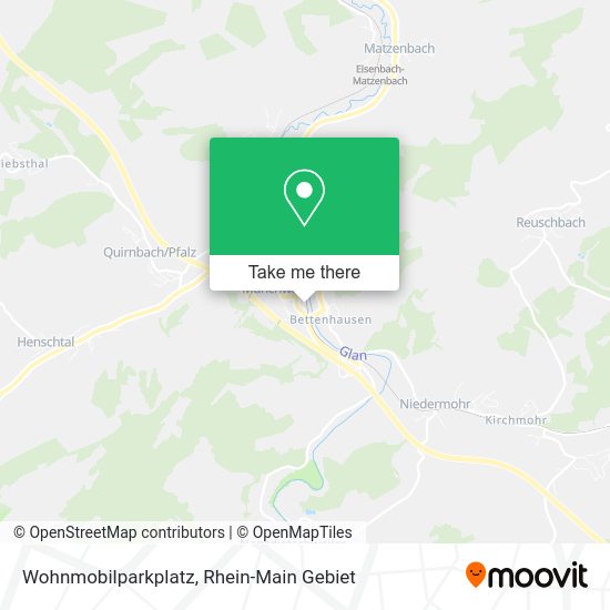Карта Wohnmobilparkplatz