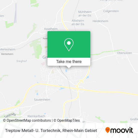 Карта Treptow Metall- U. Tortechnik