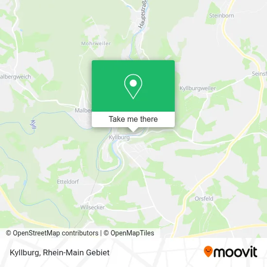 Kyllburg map