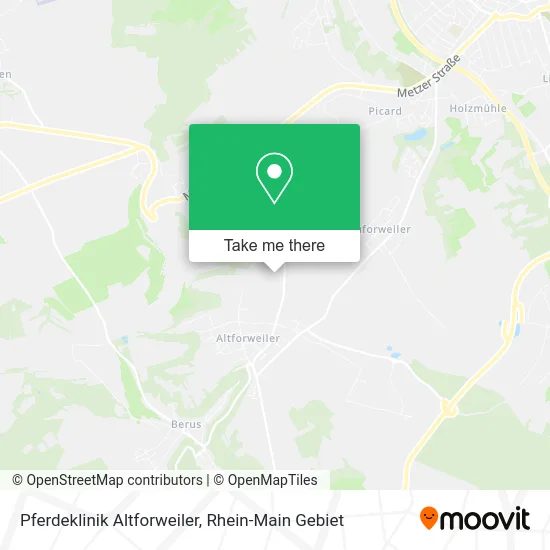 Карта Pferdeklinik Altforweiler