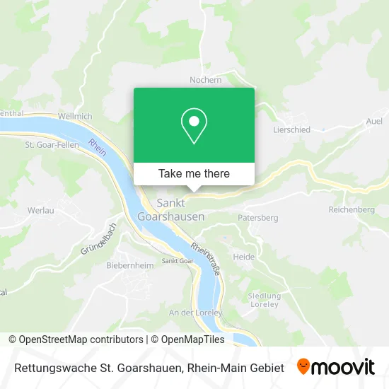 Карта Rettungswache St. Goarshauen