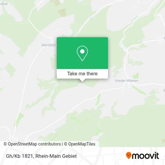 Gh/Kb 1821 map