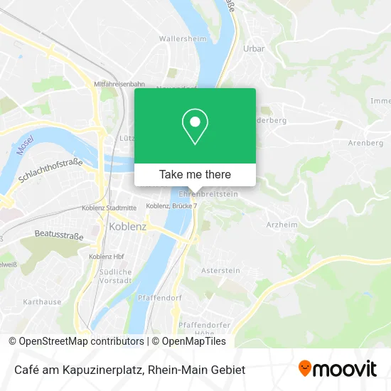 Карта Café am Kapuzinerplatz
