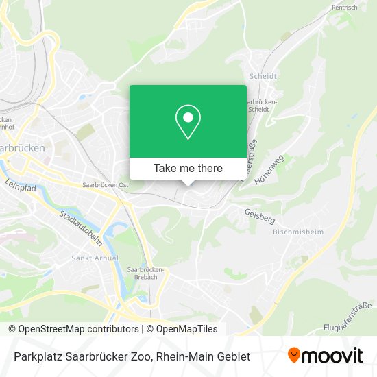 Карта Parkplatz Saarbrücker Zoo