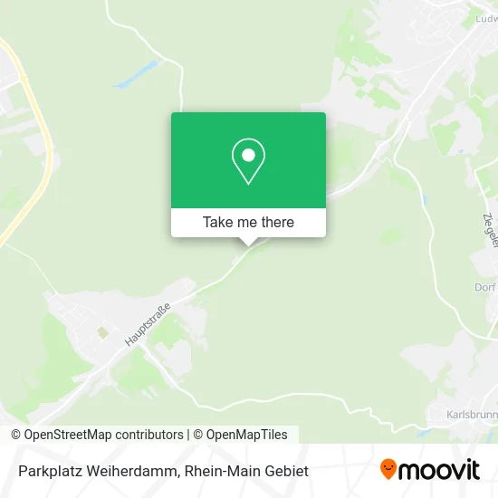 Карта Parkplatz Weiherdamm