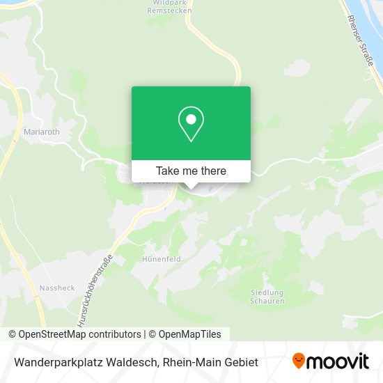 Карта Wanderparkplatz Waldesch