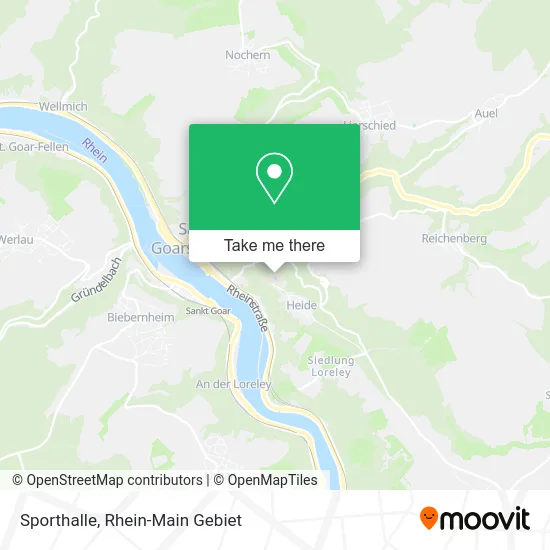 Карта Sporthalle