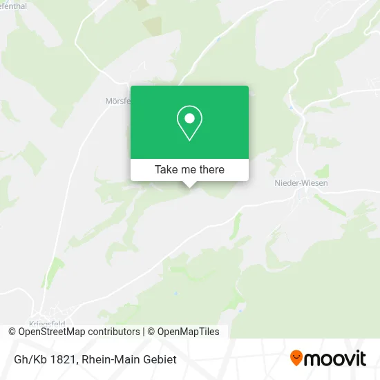 Gh/Kb 1821 map