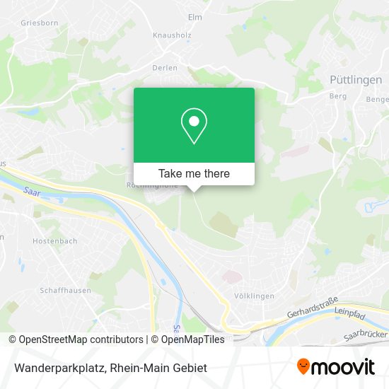 Карта Wanderparkplatz