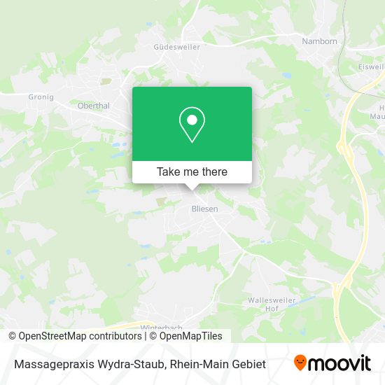 Карта Massagepraxis Wydra-Staub