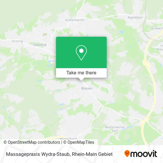 Карта Massagepraxis Wydra-Staub