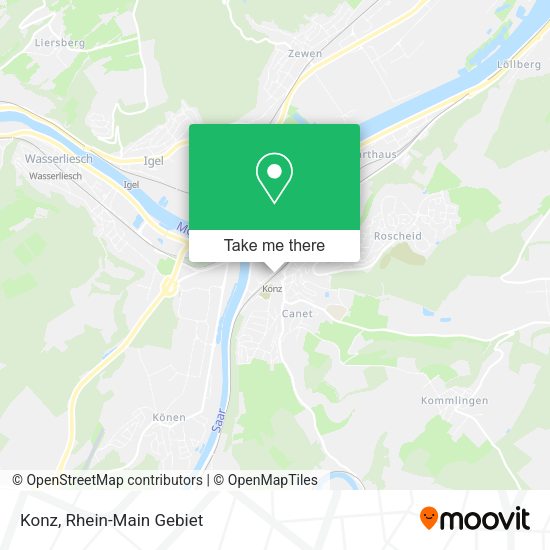 Карта Konz