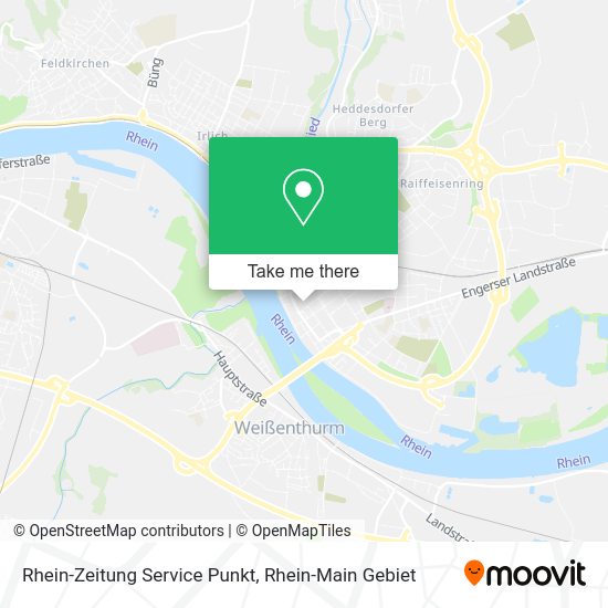 Карта Rhein-Zeitung Service Punkt