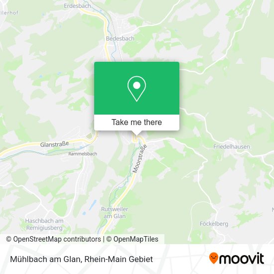 Карта Mühlbach am Glan