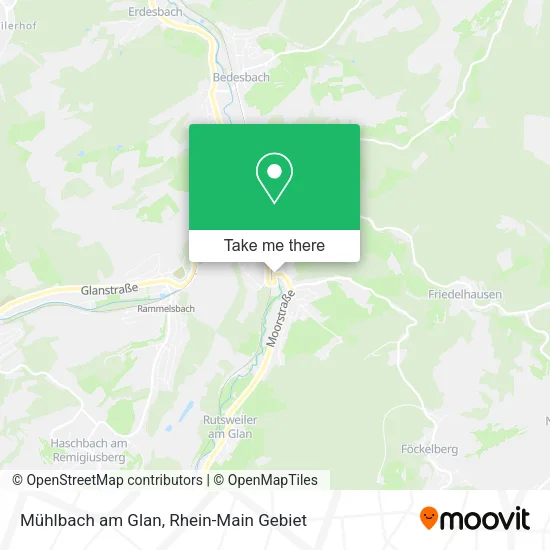 Mühlbach am Glan map